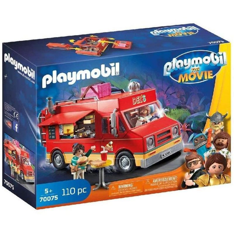 Playmobil Playmobil The Movie 70075 Del's Food Truck Building Set | 110 Pieces, 2 of 5