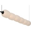 Possini Euro Design Possini Euro Phobos 42 1/4"W Black and White LED Linear Pendant Light - 4 of 4