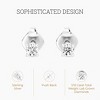 GILDED Lab-Grown Diamond Stud Earrings in 925 Sterling Silver Studs and 14KT Gold Plated Over Sterling Silver - 2 of 4