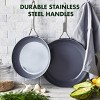 GreenPan Paris Pro 2pk (10" and 12") Hard Anodized Healthy Ceramic Nonstick Fry Pan Set - 3 of 4