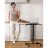 CAVINAS Home Office Desk with 4 Wheels Morden Standing Desk with Height Adjustable for Work - 2 of 4