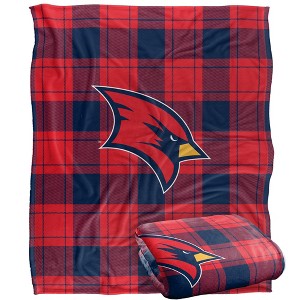 Saginaw Valley State University Campus Plaid Spirit Silky Touch Super Soft Throw Blanket 50x60 - 1 of 4