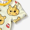 Disney Winnie the Pooh Baby  Romper: Long Sleeve Almond Beige Jumpsuit  for Daily and Birthday Gift - 3 of 4