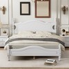 Full/Queen Size Wood House Bed, Easy Assembly, Platform Bed, No Box Spring Needed, Wooden Slat Mattress Foundation - 2 of 4