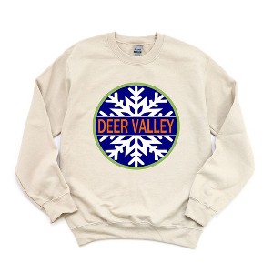 Simply Sage Market Women's Graphic Sweatshirt Deer Valley Ski Resort - 1 of 4