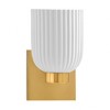 Savoy House Isla Blanca 1 - Light Wall Light in  Warm Brass - 4 of 4