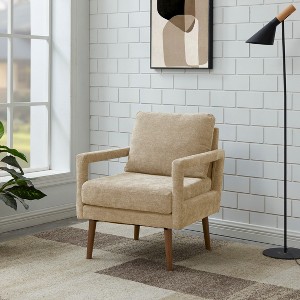 CAVINAS Accent Chair Modern Mid Century Armchair Comfy Chair with Armrest and Soft Cushion for Home, Office - 1 of 4