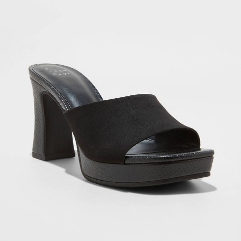 Women's Basil Mule Heels - A New Day™ : Target