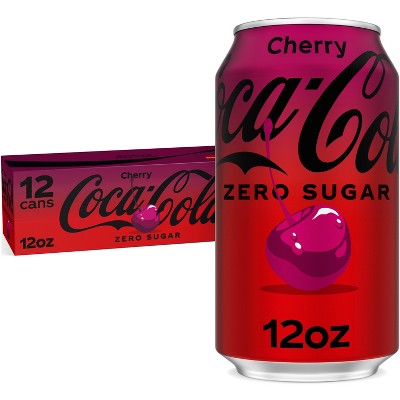 Coca-Cola Cherry Zero Soda - 12pk/12 fl oz Cans: Sugar-Free