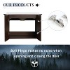 Vynxaria 60 Inch Soft Close Doors Bathroom Vanity With Sink, Two Small Storage Shelves, 24" and 12" Combination Cabinet - 3 of 4