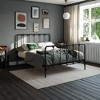 RealRooms Patricia Farmhouse Metal Bed, Queen, Black - 2 of 4