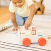 Melissa & Doug Classic ABC Wooden Block Cart Educational Toy With 30 Solid Wood Blocks - image 2 of 4