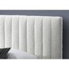 Omax Decor,Julia Upholstered Contemporary Fabric King Platform Bed - 4 of 4