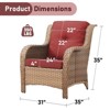 Gymojoy Outdoor Patio Chair with Table High Back Club Chair - 2 of 4