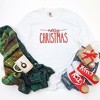 Simply Sage Market Women's Embroidered Merry Christmas Long Sleeve Garment Dyed Tee - 3 of 4