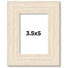 PosterPalooza | 3.5x5 Wide Barnwood Picture Frame, UV Acrylic, 6 Finishes - Grey, Brown, White, and Black - 2 of 4
