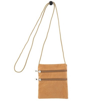 The Lakeside Collection Faux Suede Crossbody Bag