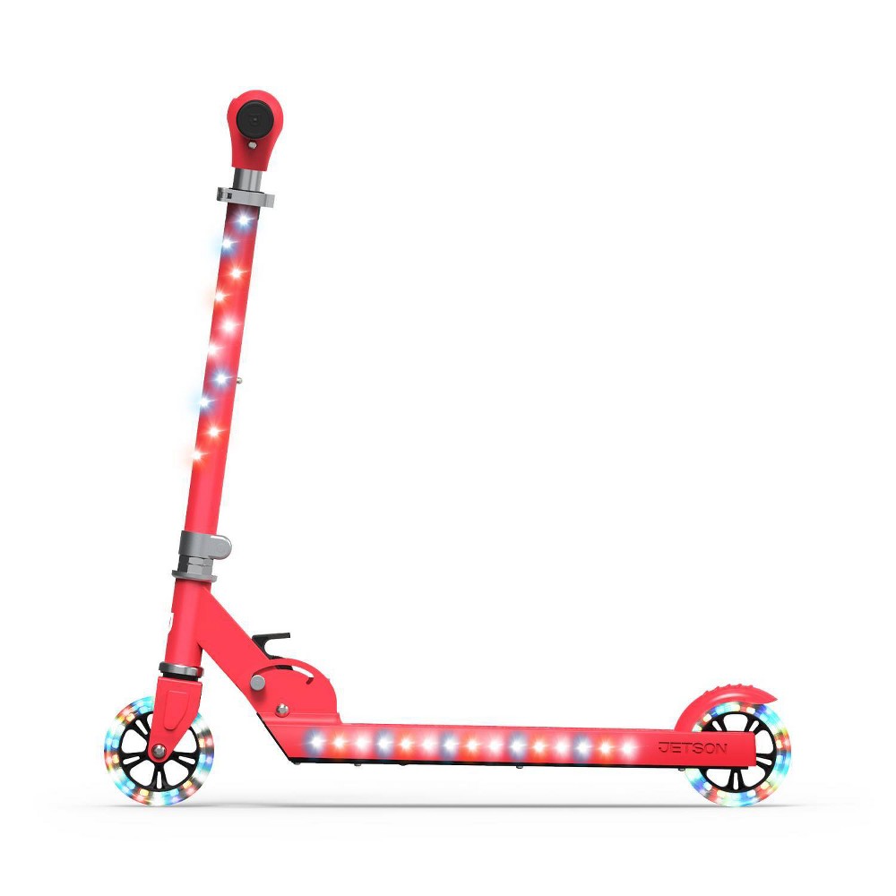 Jetson Jupiter Kids' Kick Scooter with LED Lights - Red