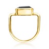 Ross-Simons Onyx Ring in 18kt Gold Over Sterling - 4 of 4