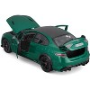 Alfa Romeo Giulia GTA Green Metallic with Carbon Top 1/18 Die Cast Model Car by Bburago - 4 of 4