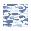 Hudson Baby Infant Boys Cotton Flannel Receiving Blankets 7pk, Cute Whales, One Size - 3 of 4