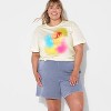 Pride Adult Short Sleeve 'Glowing With Pride' T-Shirt - Ivory - 3 of 3