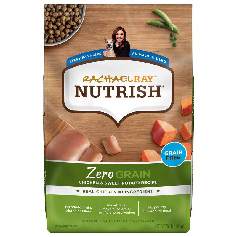 Rachael Ray Nutrish Zero Grain Chicken and Sweet Potato Dry Dog Food, 1 of 8