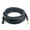 Monoprice XLR Male to 1/4in TRS Male Cable - 50 Feet | 16AWG, Gold Plated - Premier Series - image 2 of 4