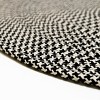 Colonial Mills Milton Houndstooth Tweed Braided Runner, Black 2' x 5', Oval Shape - 2 of 4