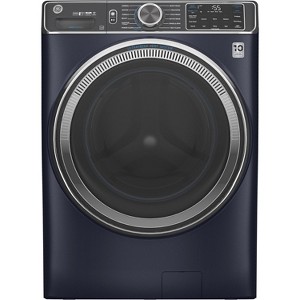 GE 5.0 CU. FT. Capacity Front Load Smart Steam Washer, Sapphire Blue -GFW850SPNRS - 1 of 4