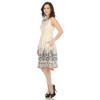 Women's Fit and Flare Knee Length Dress - 2 of 4