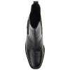 Journee Signature Womens Genuine Leather Rowann Square Toe Stacked Chelsea Booties - 4 of 4
