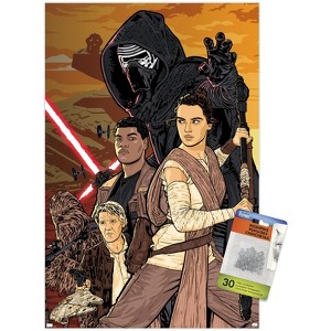 Trends International Star Wars: The Force Awakens By Leke Fonge Unframed Wall Poster Prints - 1 of 4