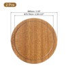 Unique Bargains Bamboo Durable Easy to Clean Cup Lid 2 Pcs - 2 of 4