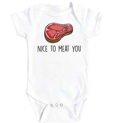 Meat You Bbq - Baby Boy Girl Clothes Infant Onesie® Funny Cute Newborn GS1