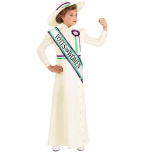 HalloweenCostumes.com Susan B Anthony Costume for Girls - 1 of 4