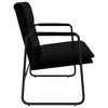 vidaXL Bench Black 39.4 in.x25.2 in.x31.5 in. Faux Leather - 4 of 4