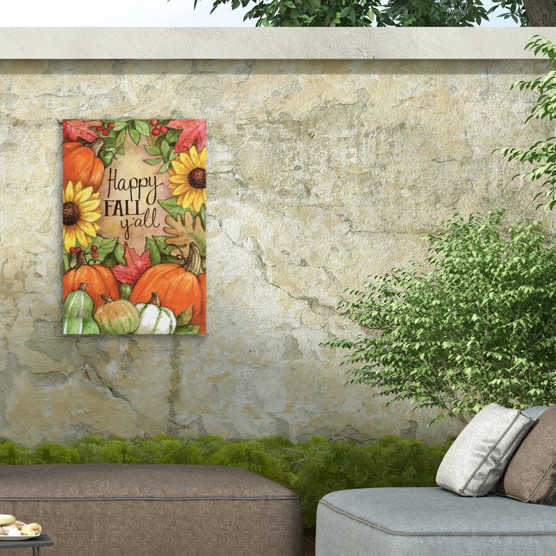 "Happy Fall Pumpkins" Outdoor Canvas, 4 of 8