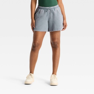 Women's Fleece Bermuda Mid-Rise Pull-On Shorts - Wild Fable™