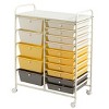 Tangkula Rolling 15-Drawer Organizer Cart,Rolling cart/W Wheels - 4 of 4