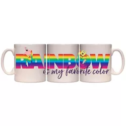 Spongebob Squarepants Rainbow Ceramic Coffee Mug 11 Oz. Beverage Cup Multicoloured