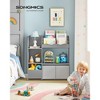 SONGMICS Toy and Book Organizer for Kids, Kids Bookshelf and Toy Storage, Storage Organizer with 2 Storage Boxes - 2 of 4
