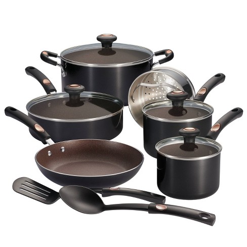 Tramontina 12pc Aluminum Nonstick Cookware Set - Black