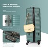KTMBDW Luggage Sets PC+ABS Durable Suitcase Double Wheels TSA Lock - 3 of 4