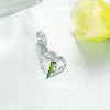 925 Sterling Silver "I Love You Forever" Parrot Charm, Cute Heart Bird Jewelry Gift for Women - 2 of 4