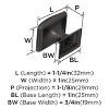 Amerock Candler Cabinet or Furniture Knob - 4 of 4