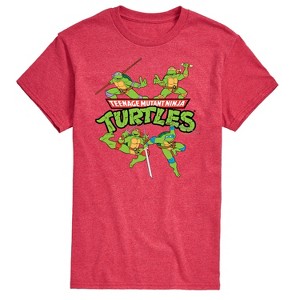 Men's - Teenage Mutant Ninja Turtles - Turtle Weapons Short Sleeve Graphic T-Shirt - 1 of 4