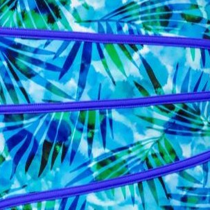 bright blue palm