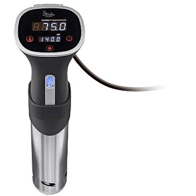 Monoprice 800W Black and Silver Sous Vide Immersion Cooker with LED Screen