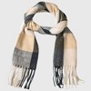 Alpine Swiss Mens Plaid Scarf Softer Than Cashmere Scarves Winter Shawl - 2 of 4